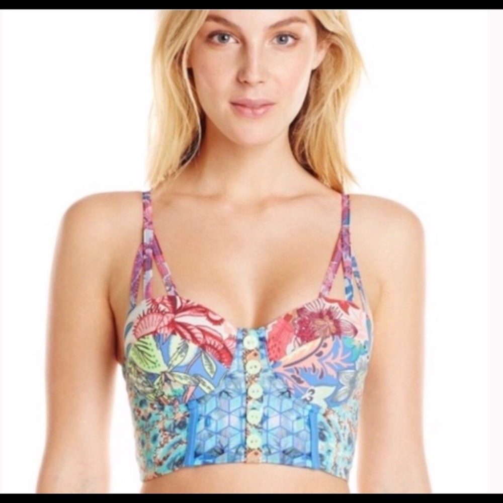Maaji Longline Bustier Bikini Top